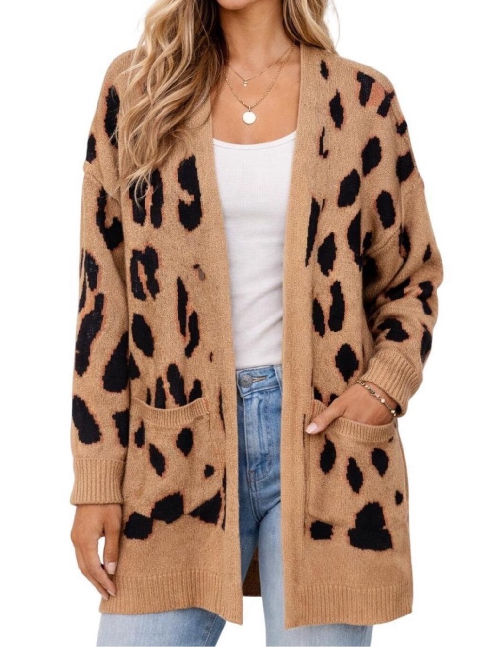 Leopard Print Cardigan